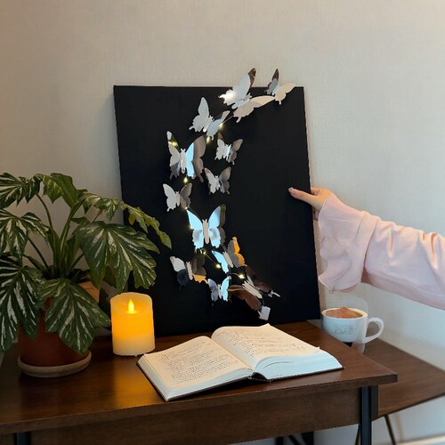 3D立体蝴蝶装饰画手工DIY材料包