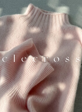 【洱海拾光】粉黛高领 100山羊绒 暖糯 厚薄2款 有伏毛需干洗