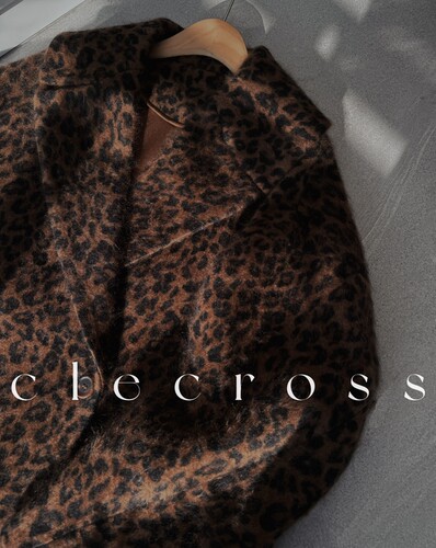 【玄星坠黄沙】豹富美学 D级珍贝 长绒 安适体感 100山羊绒  大衣