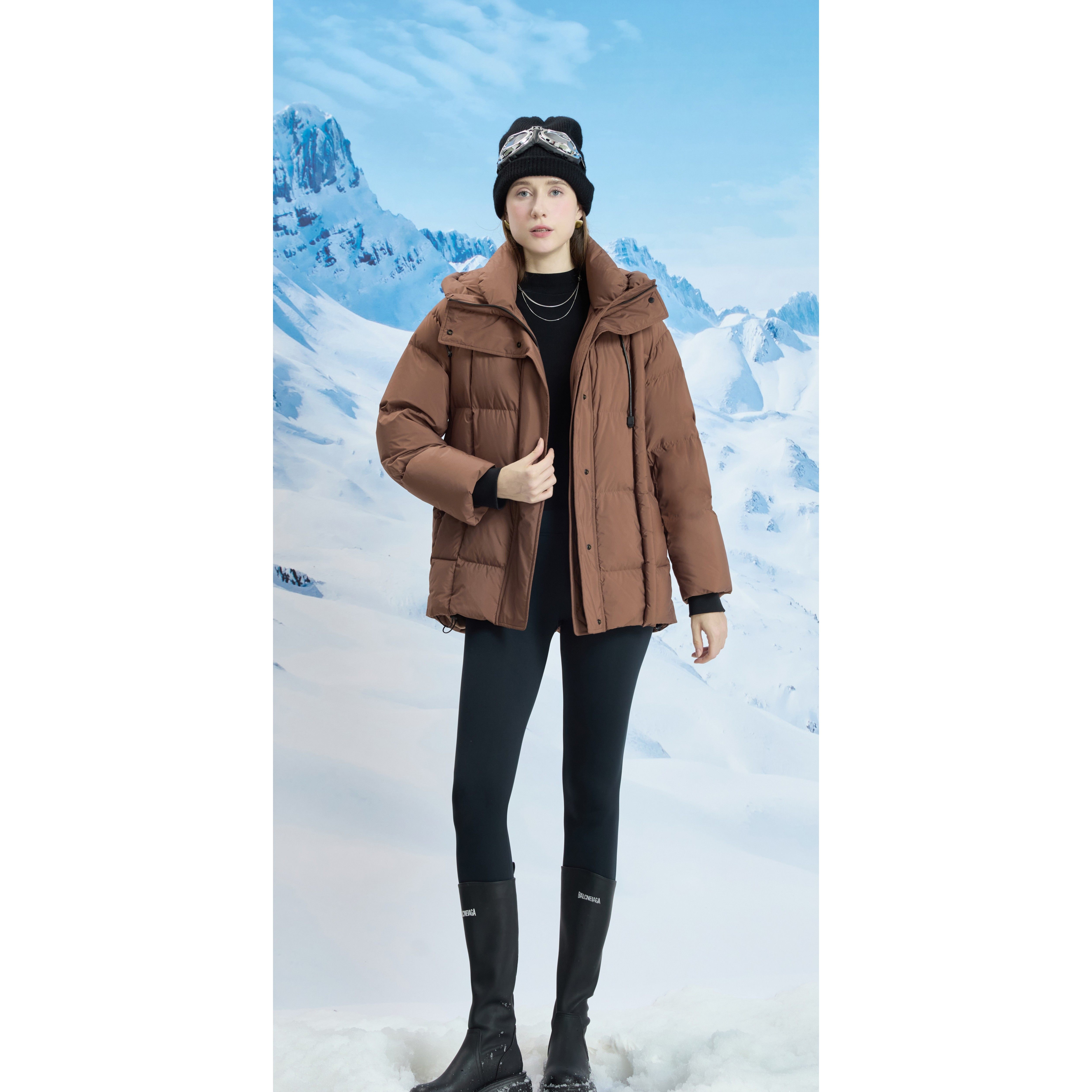 【汤曼妮粉丝专享】2025年新品气质休闲保暖鹅绒服DNF018,女装/女士精品,羽绒服,淘宝优惠券,粉丝福利购,淘宝优惠卷