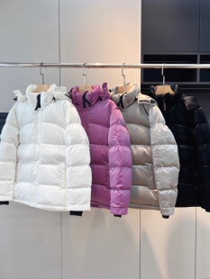 2023高端奢华加厚保暖防风90白鹅绒服内胆短款连帽泡芙羽绒服女冬
