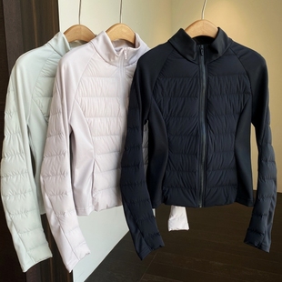 显瘦保暖轻薄款 AMR 修身 柜上lu家款 羽绒服短外套女秋冬新