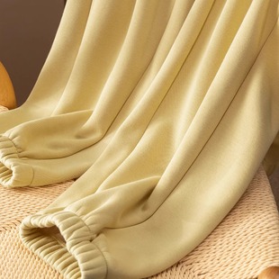 女7T12 法G一条过冬加厚加绒锥形束脚裤 特 小暖炉卫裤 D春天家