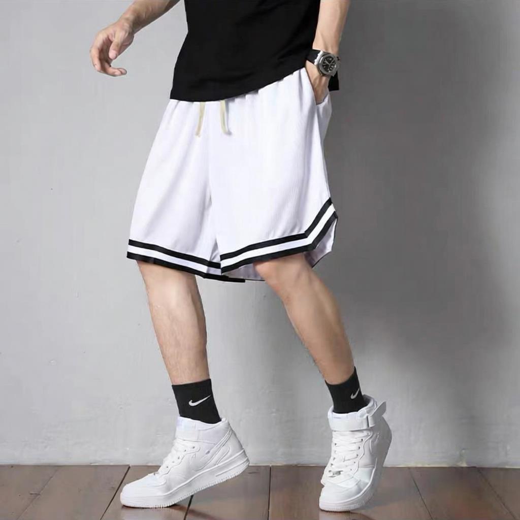 篮球短裤男运动宽松夏季潮牌男生美式速干冰丝休闲裤子训练五分裤