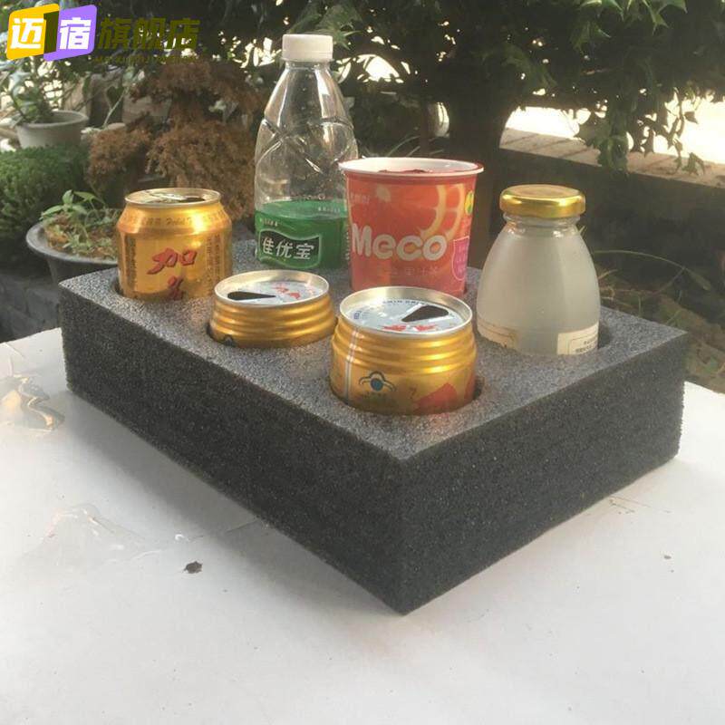 箱内提袋托盘户外美团杯托茶托车用纸杯抗压泡沫送餐外卖杯垫可乐
