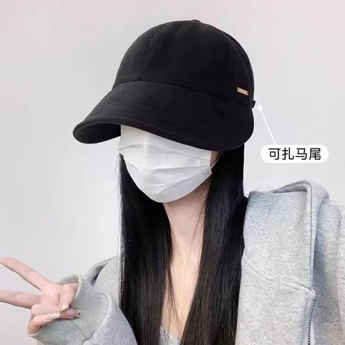 赵露思同款帽子女款秋冬加绒鸭舌帽新款大檐大头渔夫帽遮阳防晒帽