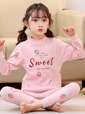 儿童纯棉内衣套装春秋