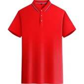 上衣夏季 纯色透气短袖 翻领工作服POLO衫 新款 T恤2026夏季 迈宿男士