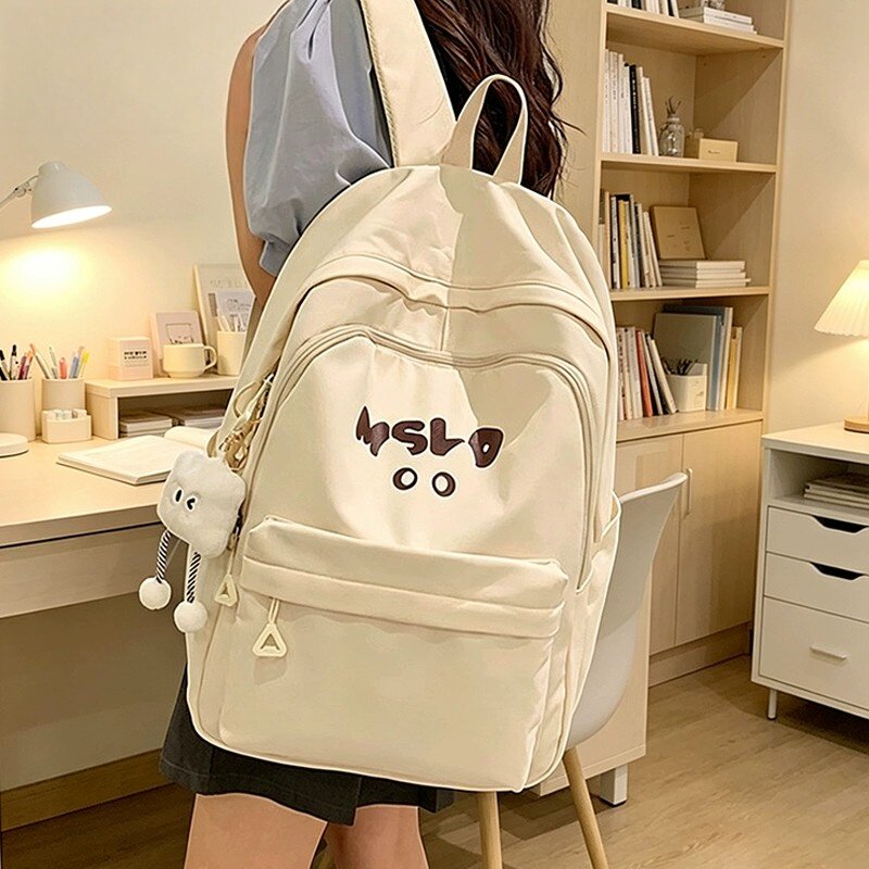 女生书包2026新款学院风初高中学生大容量双肩包轻便休闲韩版背包