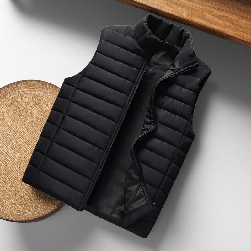 加绒马甲男士2025冬季新款加厚休闲防寒保暖坎肩立领夹克防风棉服,男装,常规马甲,淘宝优惠券,粉丝福利购,淘宝优惠卷