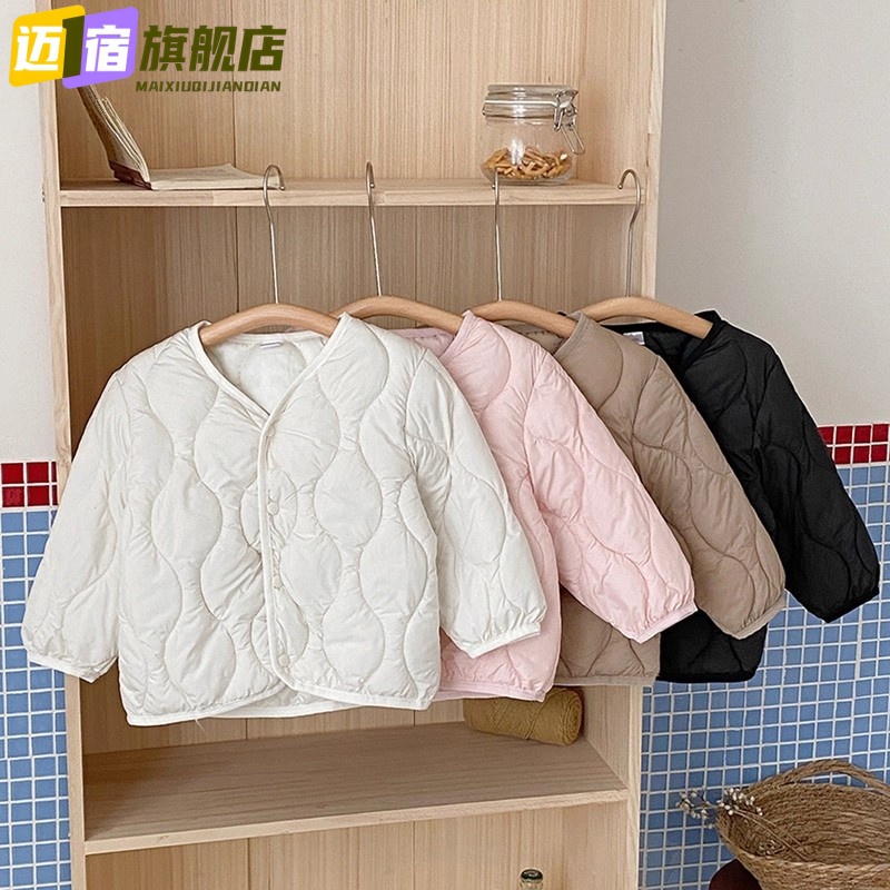童装2025新款儿童秋冬轻薄棉服中小童男女宝保暖内胆外套校服神器