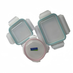 原装韩国GLASSLOCK三光云彩玻璃保鲜盒盖子饭盒密封圈/密封条