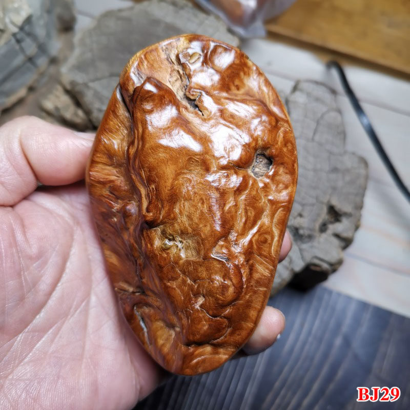 包邮天然太行崖柏木虎皮纹瘤复古图片
