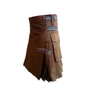 Scottish Skirt Mens Festival Color Plaid Contrast