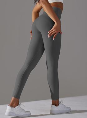 No embarrassing line high waist sports leggings thickened