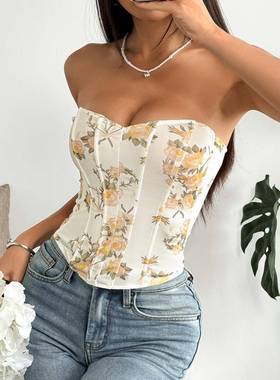 sexy bustiers women camis underbust bra woman clothes faja