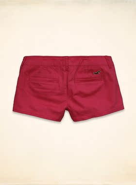 正品红色超短裤休闲裤热裤学院风少女风码W24清仓特价现货