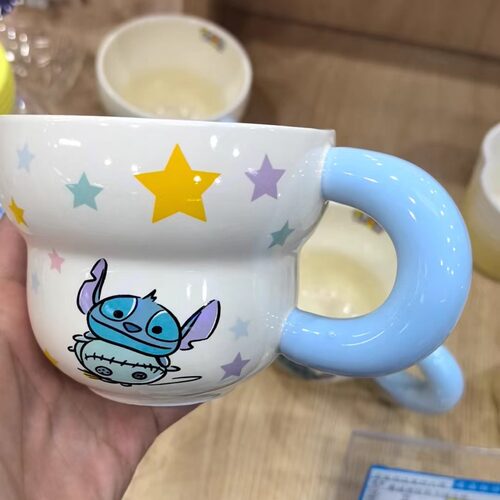 雅诚德史迪仔2025高颜值陶瓷家用喝水咖啡早餐牛奶马克杯子290ml