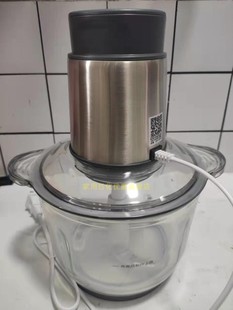 切片铡刀绞家用绞馅机碎不锈钢电动多功能料理搅拌打肉蒜2L