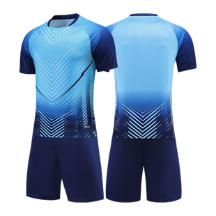 2024新足球服比赛服儿童运动球衣踢球训练服团购个性定制足球队服