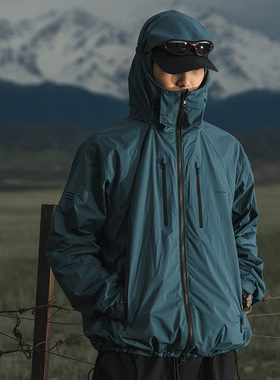 ENshadower隐蔽者活页结构防水冲锋衣男gorpcore三防户外连帽外套