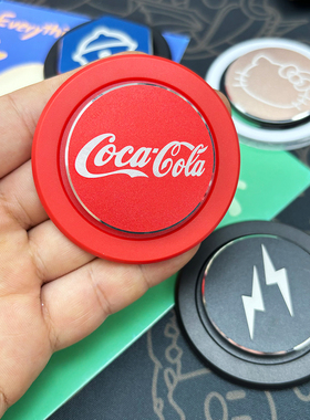 新款铝合金镭雕盖潮牌主题Magsafe磁吸气囊可折叠手机支架可定制