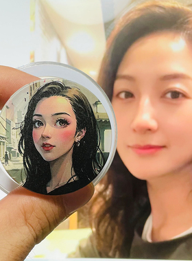 AI绘画Magsafe磁吸气囊支架通用折叠伸缩手机支架来图定制送铁环