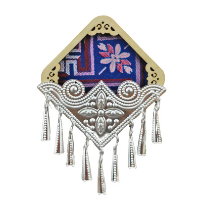 非遗壮锦苗银手工冰箱贴少数民族广西云南特色旅游纪念品冰箱贴