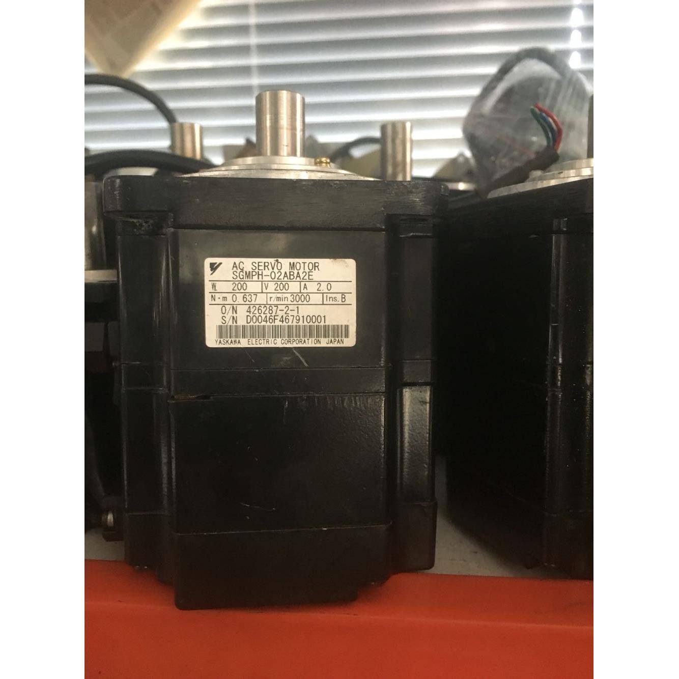 原装安川伺服电机SGMPH-02ABA2E性能正常，已测试，质保半年