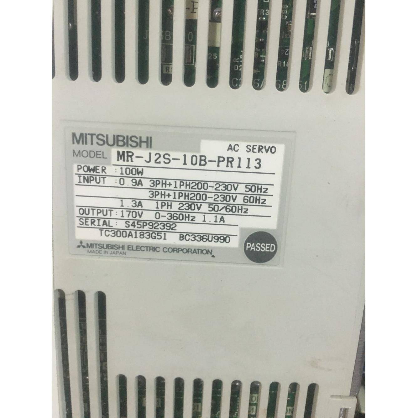 现货销售进口三菱伺服驱动器MR-J2S-10B-PR113实物拍摄