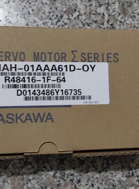 全新原装SGMAH-01AAA61D-OY安川100W伺服电机质保一年 欢迎询价