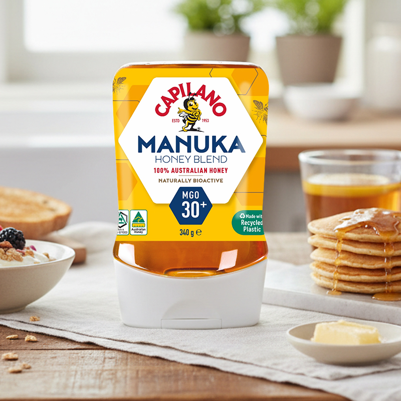 康蜜乐麦卢卡蜂蜜MGO30+澳大利亚进口倒立装340g