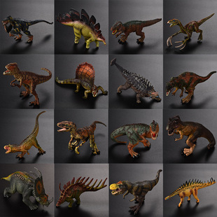 严选实心恐龙模型仿真似鸟龙甲龙模型玩具儿童地摊益智玩具