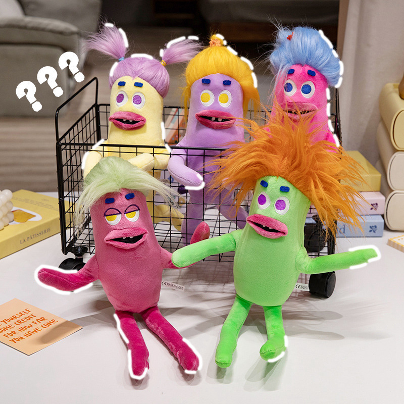 ENMA STUDIO牙缝家族玩偶无名搞笑香肠怪ins游戏毛绒公仔丑萌玩具