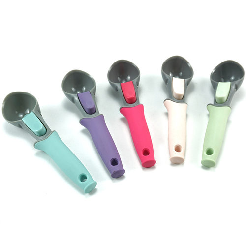 .食品级塑料手柄冰激凌挖球器创意雪糕勺水果西瓜勺子打球器现货