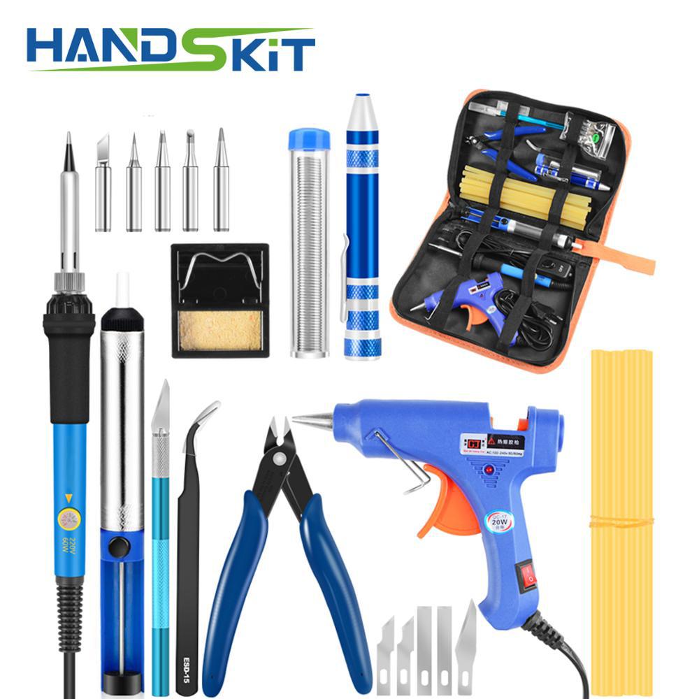 .60W电烙铁欧规美规英规电烙铁胶枪套件烫画diy焊接工具包