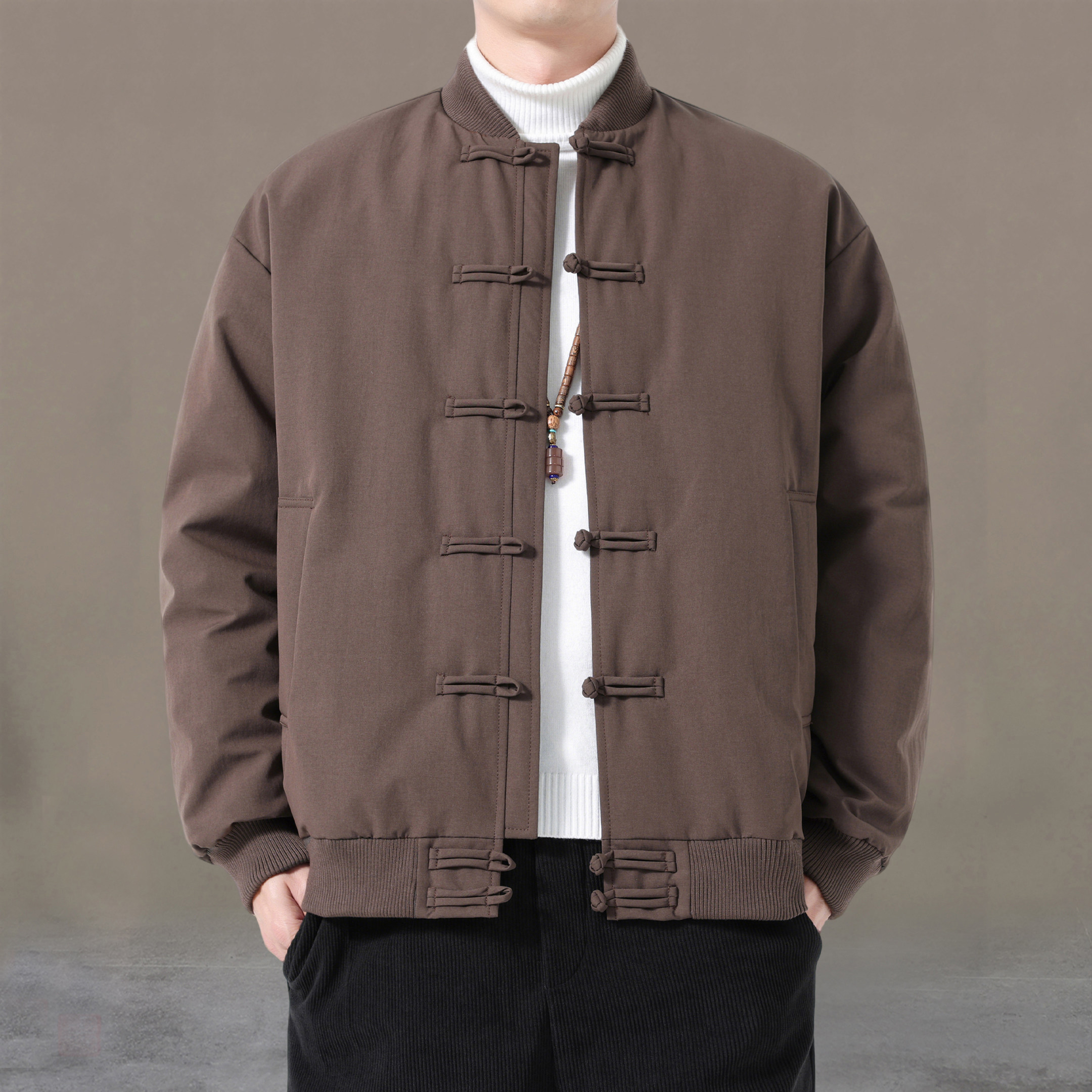 [90白鸭绒]冬季男士短款新国标羽绒服唐装中国风立领盘扣保暖外套,男装,唐装,淘宝优惠券,粉丝福利购,淘宝优惠卷