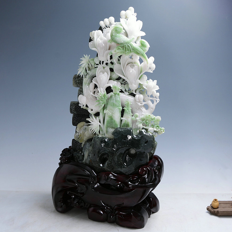 涵韵珠宝独山玉摆件玉雕厂直供