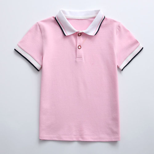 儿童短袖t恤男纯棉夏装polo衫
