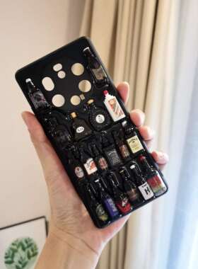 适用于华为mate60手机壳mate50rs保时捷mate40RS全包防摔立体酒瓶