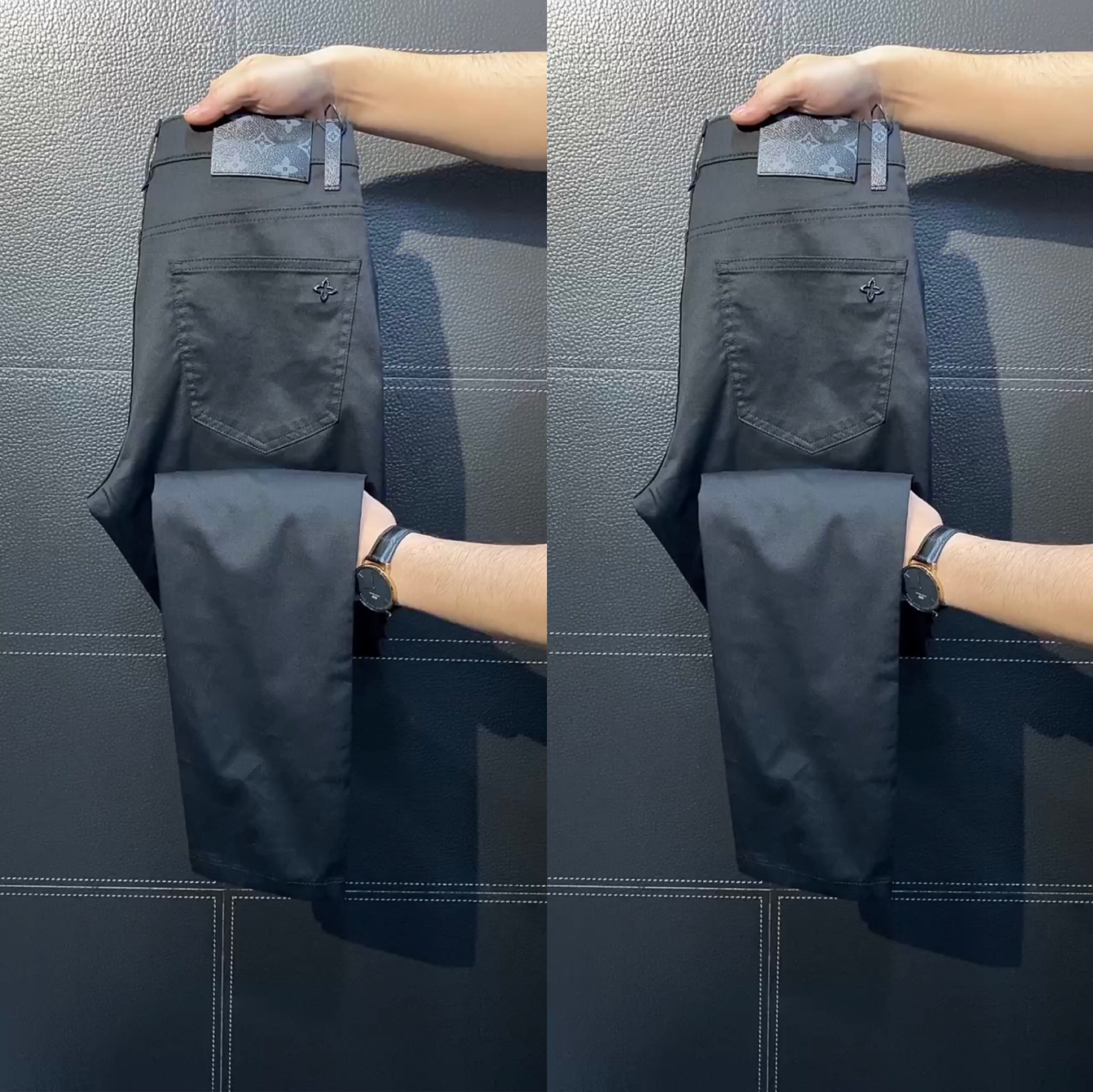 欧货春夏男士薄料直筒商务休闲裤