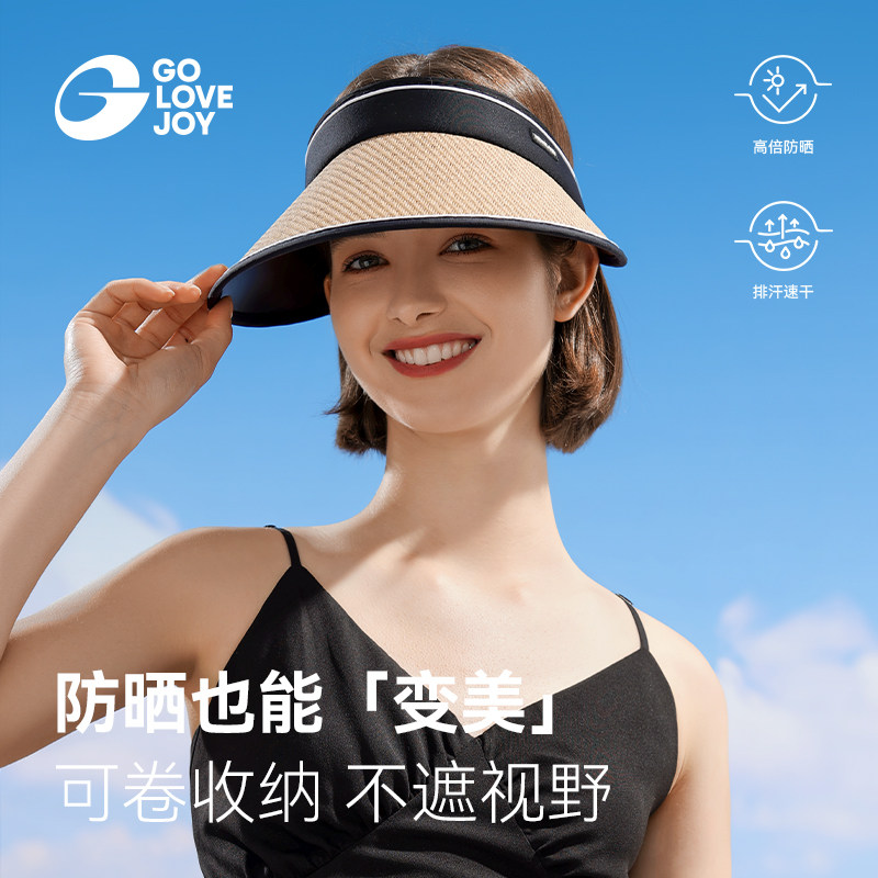 golovejoy防晒帽女夏季户外遮阳图片