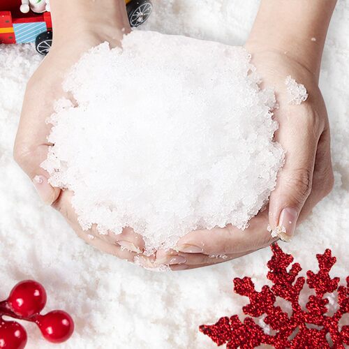 DIY人造雪圣诞节水变雪橱窗场景布置假雪道具仿真雪花雪粉装饰品 - 封面