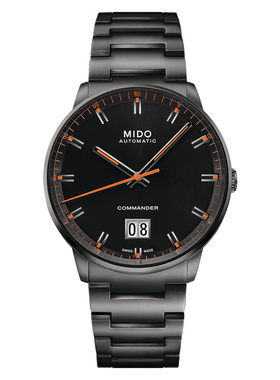 新款瑞士美度指挥官纪念日大日历机械男表手表M021.626.33.051.00