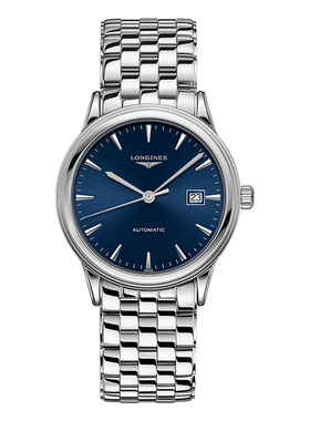 瑞士正品Longines浪琴军旗系列手表 自动机械男表 L4.984.4.92.6