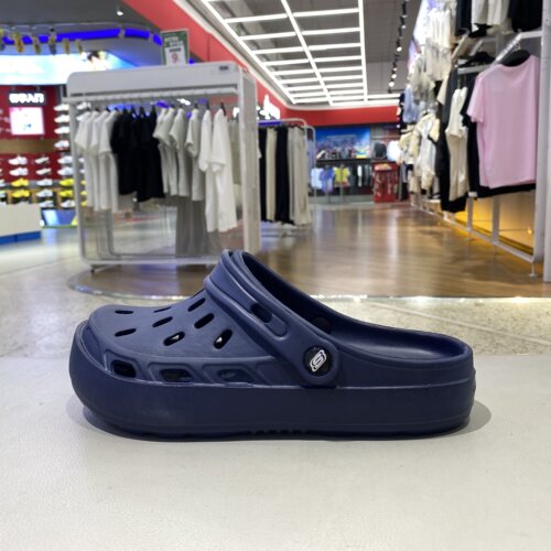 Skechers斯凯奇男士轻便舒适透气耐磨洞洞鞋室内外拖鞋243041-NVY