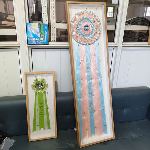 定制猫赛CKU犬种比赛奖花相框