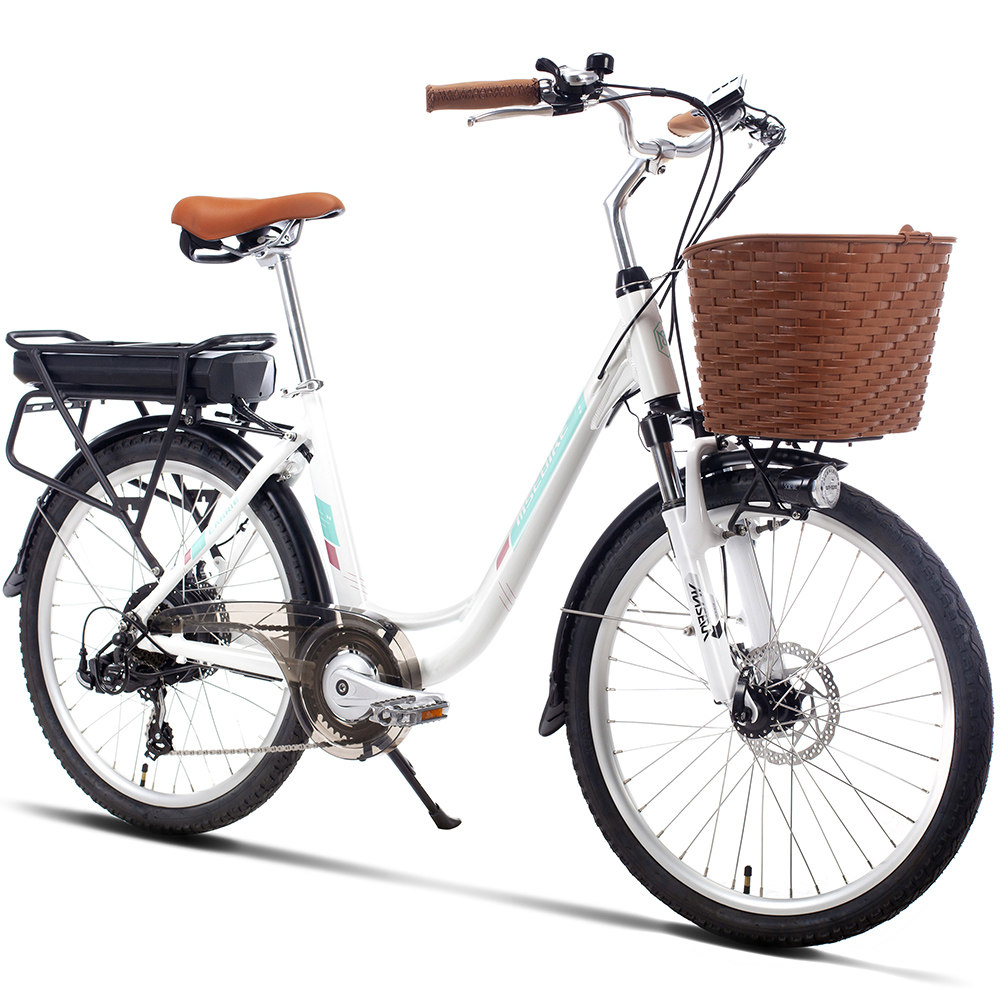 msebike24寸新国标可拆锂电池助力自行车电单车城市电动车铝合金