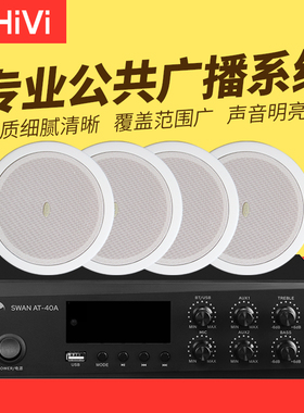 惠威TD201定压吸顶喇叭天花音响吸顶音背景音乐音箱 吊顶喇叭音箱