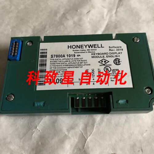 工业配件FULTON S7800A 1019 控制 英文键盘显示屏 S7800A1019 AJ